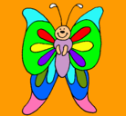 Dibujo Mariposa  pintado por Monse