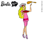 Dibujo Barbie cocinera pintado por sofi12