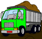 Dibujo Camión de carga pintado por fwww