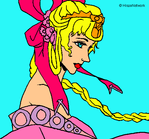 Dibujo Princesa china pintado por michelita_2000