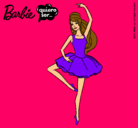 Dibujo Barbie bailarina de ballet pintado por Neri135