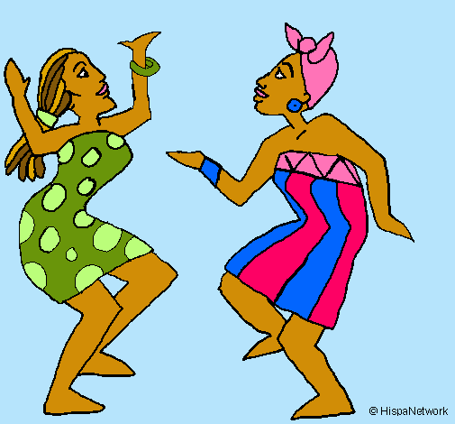 Mujeres bailando