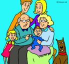 Dibujo Familia pintado por mariaeuge