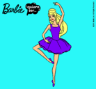 Dibujo Barbie bailarina de ballet pintado por yyuiiiihjkjh