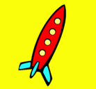 Dibujo Cohete II pintado por macita