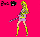 Dibujo Barbie la rockera pintado por naxito96