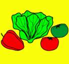 Dibujo Verduras pintado por cristina19