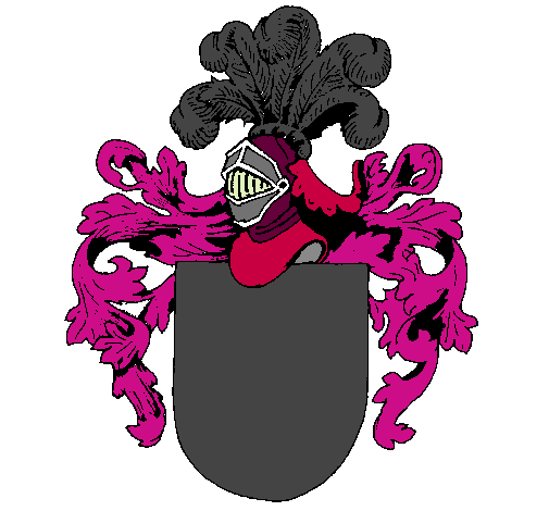 Escudo de armas y casco