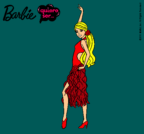 Barbie flamenca