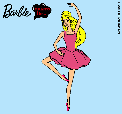Dibujo Barbie bailarina de ballet pintado por Marti123