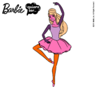 Dibujo Barbie bailarina de ballet pintado por zojara