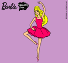 Dibujo Barbie bailarina de ballet pintado por DeNy