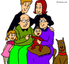 Dibujo Familia pintado por laapuerta