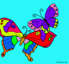 Dibujo Mariposas pintado por marialaura