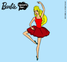 Dibujo Barbie bailarina de ballet pintado por DESCHI