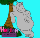 Dibujo Horton pintado por giuli