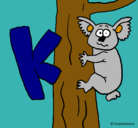 Dibujo Koala pintado por Riki12345678