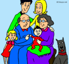 Dibujo Familia pintado por natli