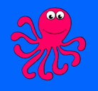 Dibujo Pulpo 2 pintado por fgnkfoik