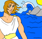 Dibujo Odiseo pintado por grecia3