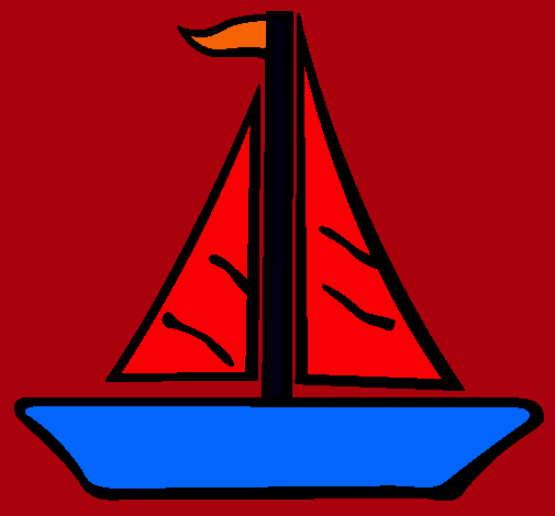Dibujo Barco velero pintado por marialaura