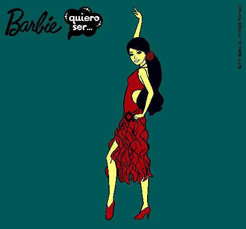 Barbie flamenca