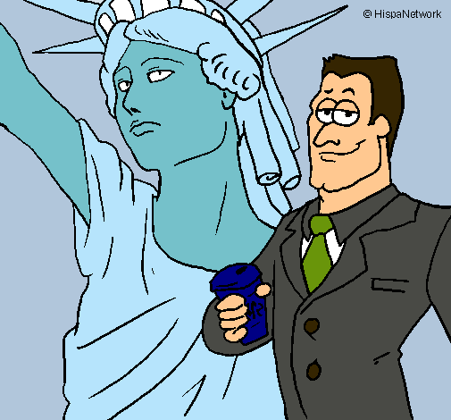 Dibujo Estados Unidos de América pintado por eduardo1