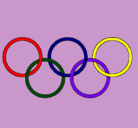 Dibujo Anillas de los juegos olimpícos pintado por tatolin