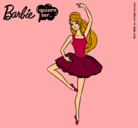 Dibujo Barbie bailarina de ballet pintado por sdfghj899787