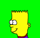 Dibujo Bart pintado por njjfhhkjntfh