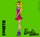 Dibujo Barbie Fashionista 6 pintado por mosse