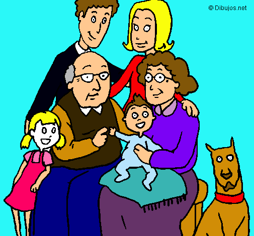 Dibujo Familia pintado por Marti123