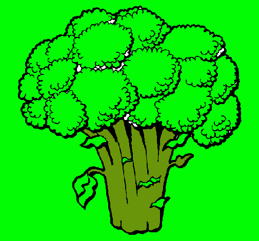 Dibujo Brócoli pintado por sebaosito