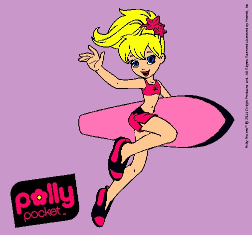Dibujo Polly Pocket 3 pintado por lizdany