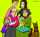 Dibujo Familia pintado por maria13-08