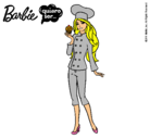 Dibujo Barbie de chef pintado por sofi12