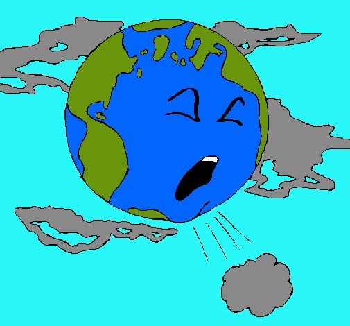 Dibujo Tierra enferma pintado por Syhalel