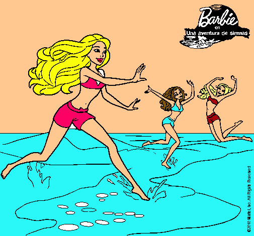 Barbie de regreso a la playa