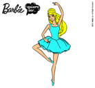 Dibujo Barbie bailarina de ballet pintado por caminacia