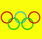 Dibujo Anillas de los juegos olimpícos pintado por Jimy08