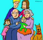 Dibujo Familia pintado por martuki