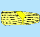 Dibujo Mazorca de maíz pintado por ediiii