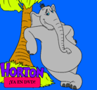 Dibujo Horton pintado por marialaura