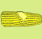 Dibujo Mazorca de maíz pintado por zoris