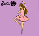Dibujo Barbie bailarina de ballet pintado por holasda