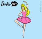 Dibujo Barbie bailarina de ballet pintado por barbiebail