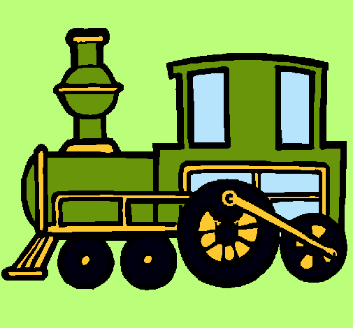 Dibujo Tren pintado por lizdany