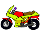 Dibujo Motocicleta pintado por alelaura