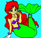 Dibujo Sirena pintado por KiaraG
