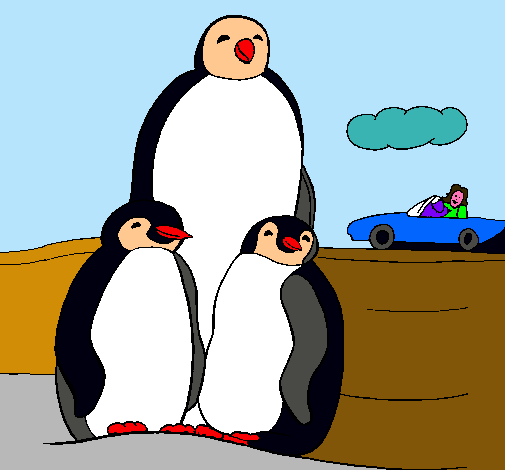 Familia pingüino